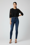 Black mesh Cornelli patterned bolero