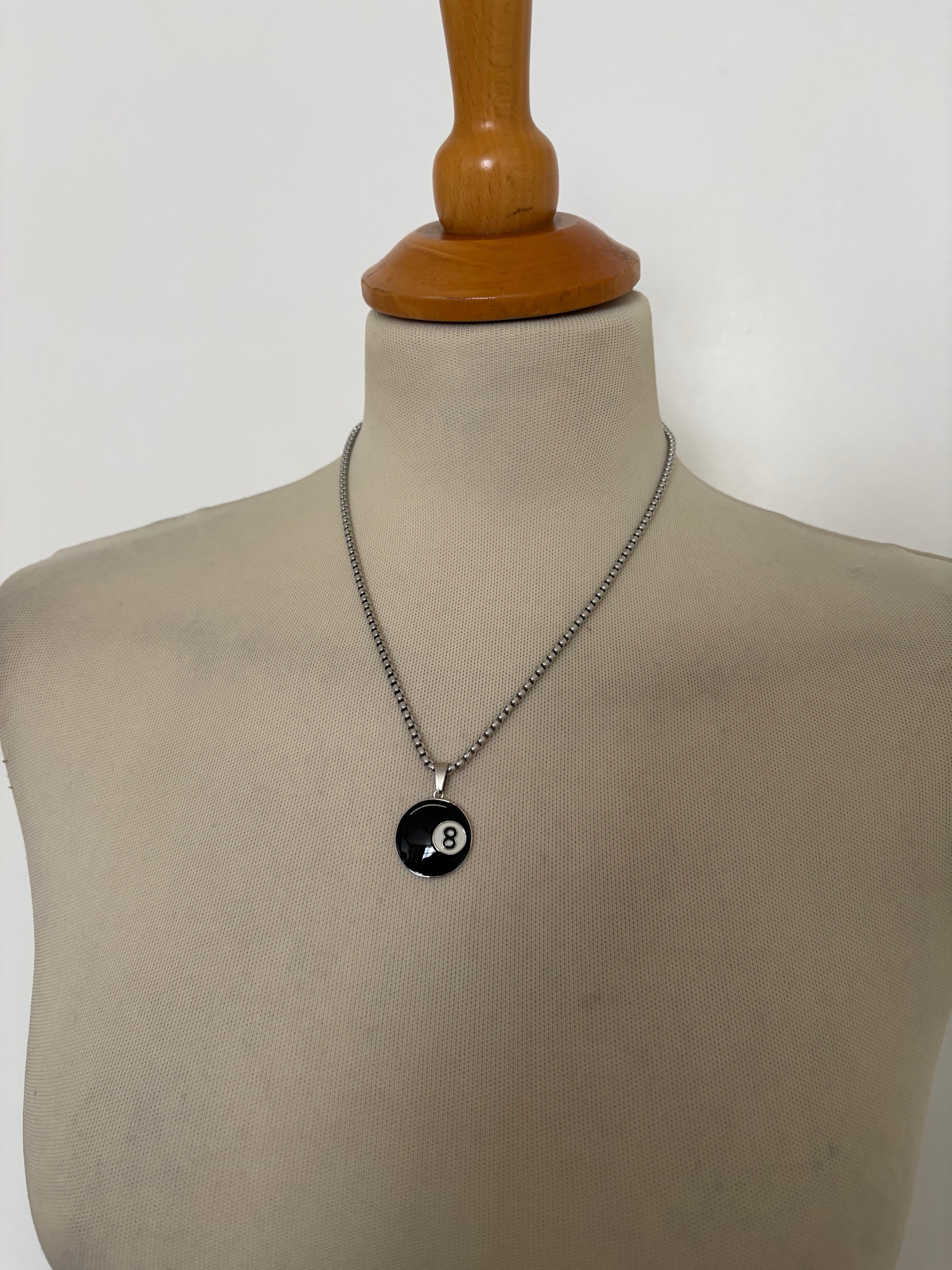 8 ball necklace