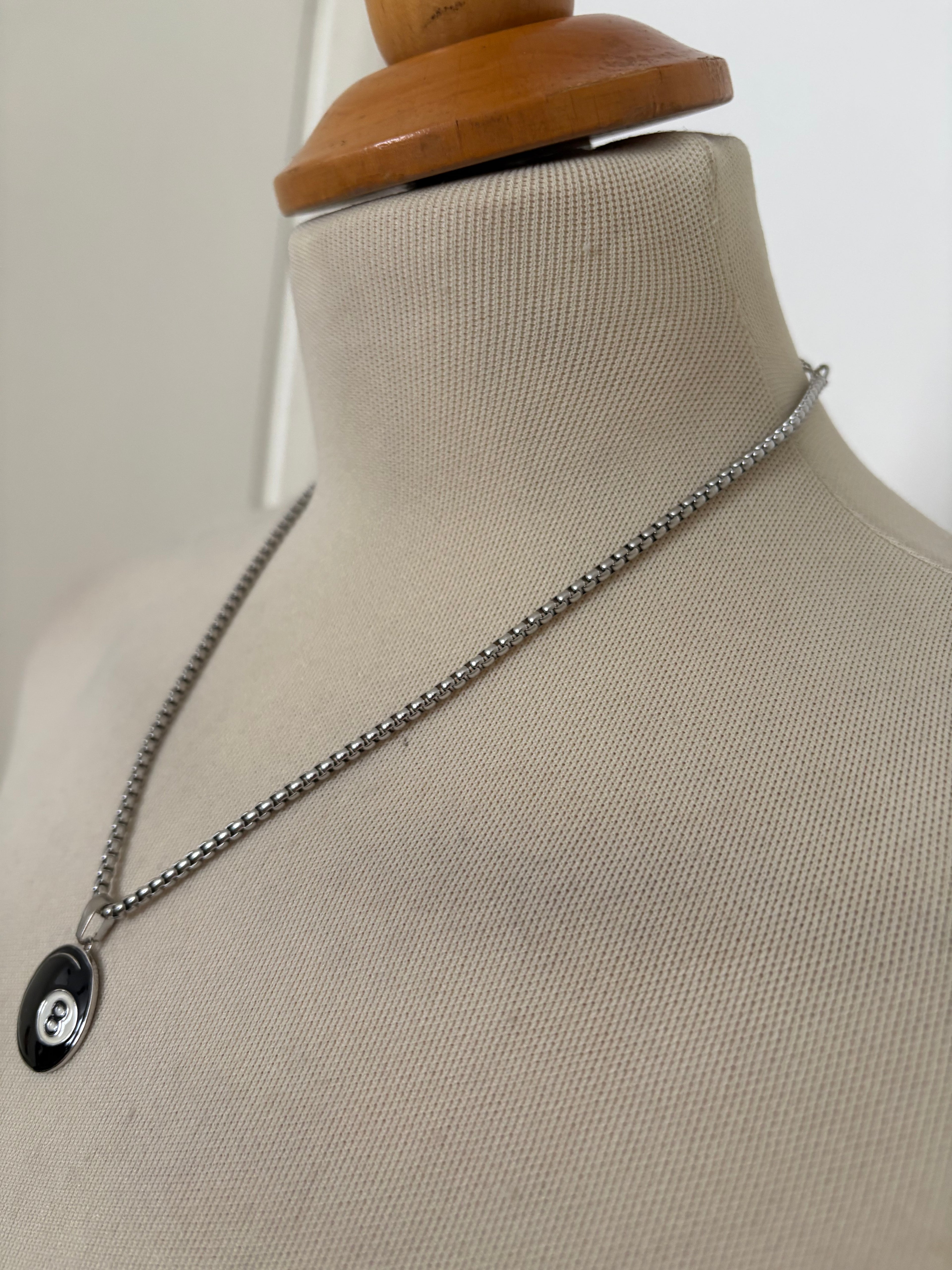 8 ball necklace
